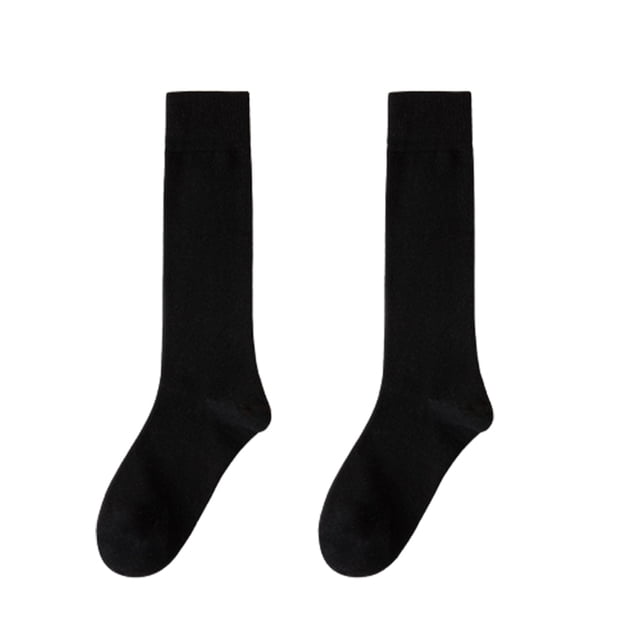 Calcetines de patinaje artístico calcetines de patinaje hasta la rodilla opacos de color claro calcetines de nailon para patinaje