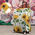 thumbnail image 4 of White Sunflower Green Leaf Pattern Luggage Cover Fashion Suitcase Cover Baggage Covers Fit 25-28 Inch Luggage (Go Travel), 4 of 5