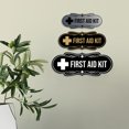 thumbnail image 2 of Designer First Aid Kit Sign (Black /Gold) - Small, 2 of 3