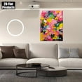 thumbnail image 5 of 2D Flat 1pc Elegant Historical Canvas Poster with Wooden Frame an Abstract Painting with Bright Pink Suitable As Decorative Art in Living Rooms, Bedrooms And Bathrooms., 5 of 6