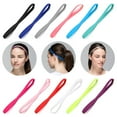 thumbnail image 5 of Hair Accessories Rubber Sweatband Stretch Yoga Hair Bands Head Wrap Elastic Headband Sport Anti-slip GREEN, 5 of 8