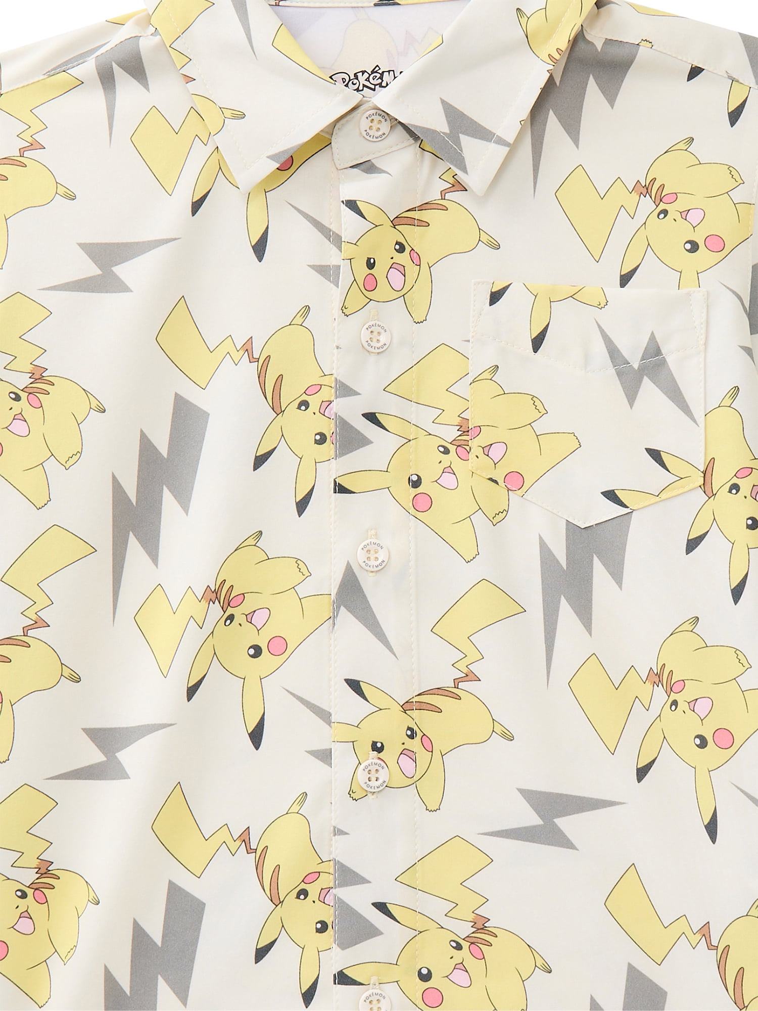 Pokémon Boys' Short Sleeve Sun Shirt with UPF 50, Sizes 4-12