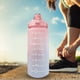 thumbnail image 1 of Botella de Agua Deportiva ANGGREK con Pajita A Prueba de Fugas 2000 ml Abierta con Un Clic Para Ciclismo Y Correr, 1 of 7