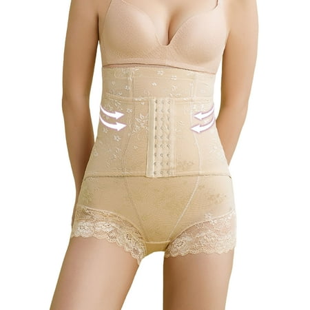 

huanledash Lady Panties High Waist Lightweight Butt-lifted Tight Waist Women Underpants for Daily Wear