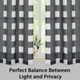 thumbnail image 6 of Tier Curtain with Solid Button, Rod Pocket Tailored Waterproof Small Curtain, 6 of 7