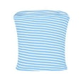 thumbnail image 6 of HongQid Women Strapless Striped Bandeau Tube Tops Y2K Aesthetic Sleeveless Backless Crop Tank Going Out Summer, 6 of 8
