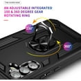 thumbnail image 4 of Grade Drop Impact for Samsung Galaxy A54 5G Case 360 Metal Rotating Ring Kickstand Holder  Heavy Duty Shockproof Case for Galaxy A54 5G Phone Case (Purple), 4 of 14