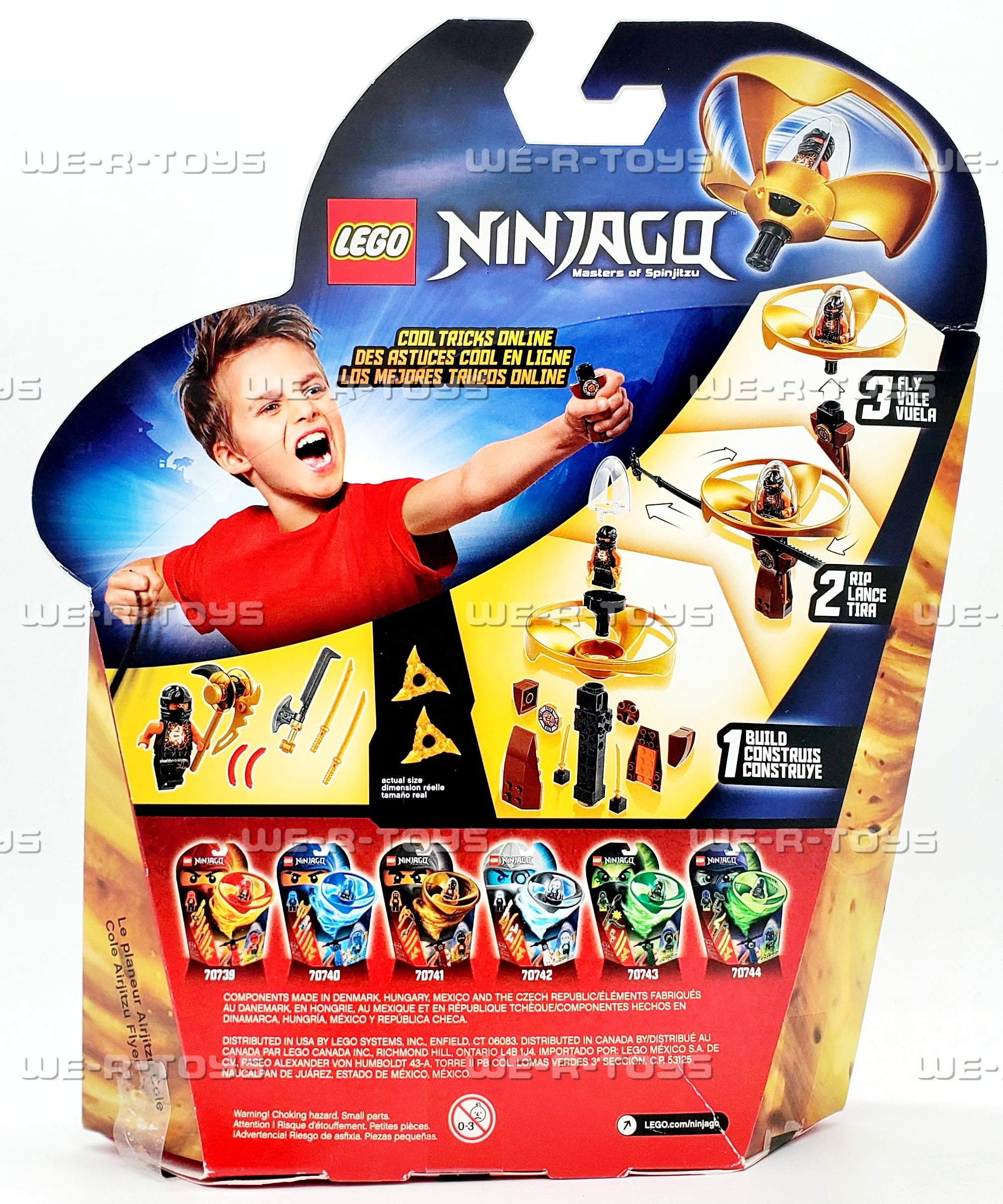 LEGO Ninjago Airjitzu Cole Flyer 47 Piece Building Kit 70741