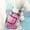 Pink, variant on weibbin Mesh Dog Shirts for Small Dogs: Stretchy Dog Clothes with Cute Patterns, Size XS-S Fit Dogs Pet T-Shirts, Girl & Boy Puppy Clothes for Spring Summer