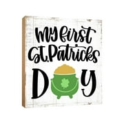 Lifesong Milestones St. Patrick's Day Decorations Wooden Tabletop Centerpiece Decoration