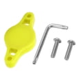 thumbnail image 2 of Cubierta Protectora Del Localizador, Cubiertas Antirrobo Del Posicionador Del Soporte De La Bicicleta Del Moldeo Por Inyección Duraderas Para El Soporte Cergrey Amarillo, 2 of 8