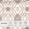 thumbnail image 3 of Comforter sets 3-pieces Queen size Maze pattern,Camel color, 3 of 5