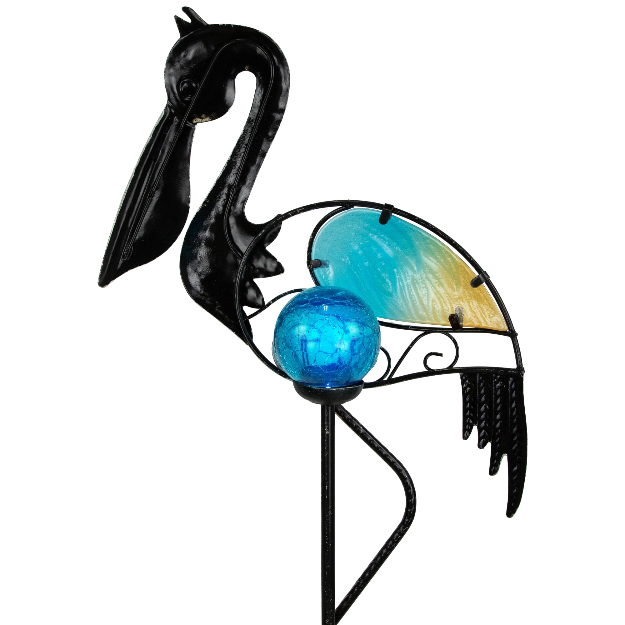 Northlight Solar Lighted Pelican Outdoor Garden Stake - 37.5"