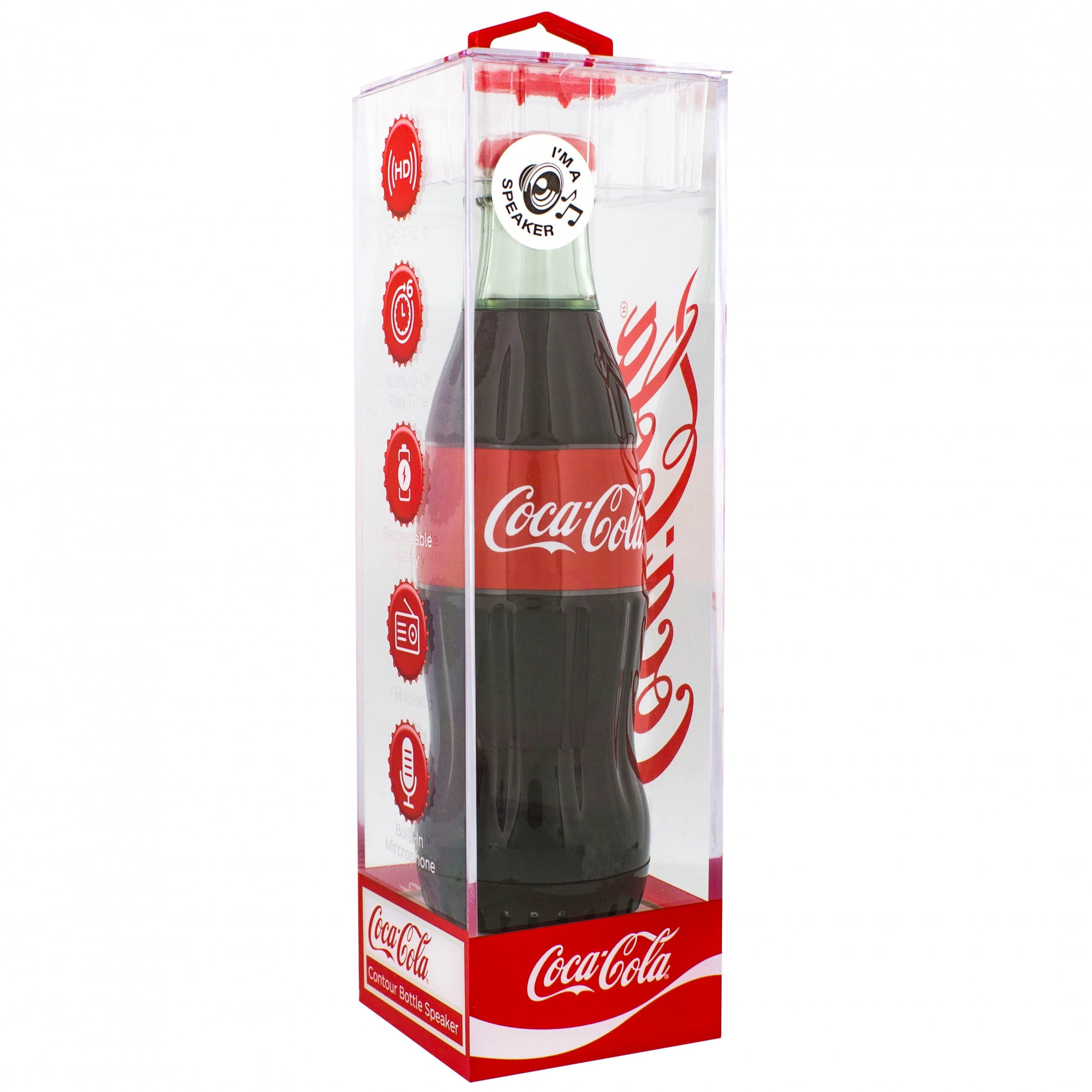 Coca-Cola Classic Bottle Bluetooth Speaker - Walmart.com