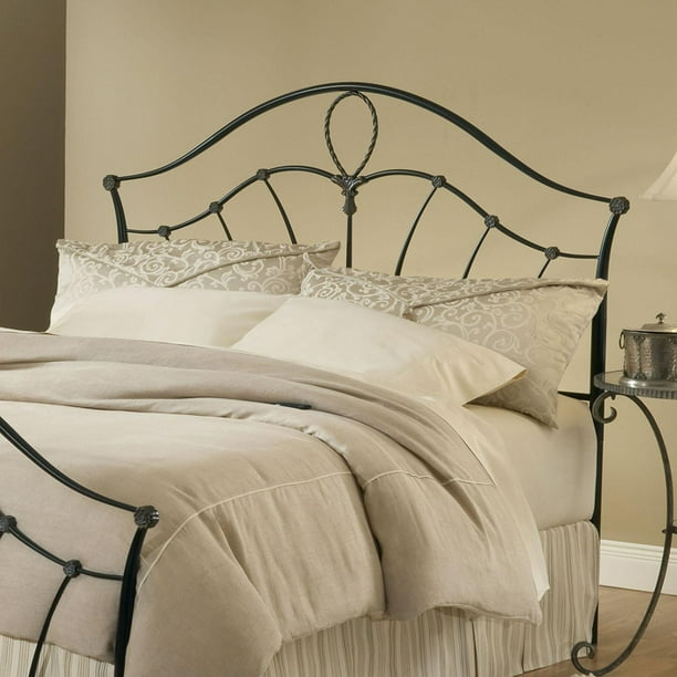 Hillsdale Provo Metal Headboard w/ Rails in Black Gold - [King ...