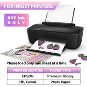 Koala Printable Vinyl Sticker Paper for Inkjet Printer, 8.5 x 11, White, 50 Sheets