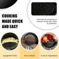 thumbnail image 6 of Clip on Kitchen Food Strainer for Spaghetti,Meat,Fruits,Vegetables with Brush, 6 of 9