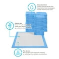 thumbnail image 2 of Paws & Pals Large 5-Layer Leak-Proof Pet Training Pads, 22 in x 22 in, 150 Count, 2 of 6