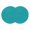 Teal, variant on Pure Teal Green Round 15 Inch Placemats Set of 2, Simple Solid Color HeatResistant Non Slip Place Mats for Dining Table, Wipeable Braided Kitchen Table Mats for Housewarming