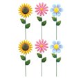 thumbnail image 1 of unbranded 6Ud Estacas De Metal Para Jardín Con De Multicolor Para Exterior Resistente Al, 1 of 8