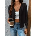 thumbnail image 6 of Women'S Long Sleeve V-Neck Button Down Cardigan Knit Shrugs Sweater, 6 of 9