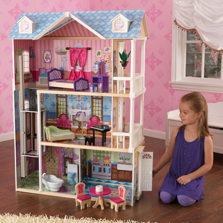 KidKraft My Dreamy Dollhouse with 14 accessories