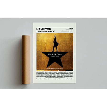 Poster Hamilton An American Musical Poster / Album Cover Poster , Print Wall Art, Poster , Home Decor, Hamilton An American Musical-UNFRAMED