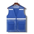thumbnail image 5 of MKOSPLRT Adult Kids Mesh Volunteer Activity Vest 8-19Y Supermarket Uniform Vests Clerk Workwear with Pockets, 5 of 10