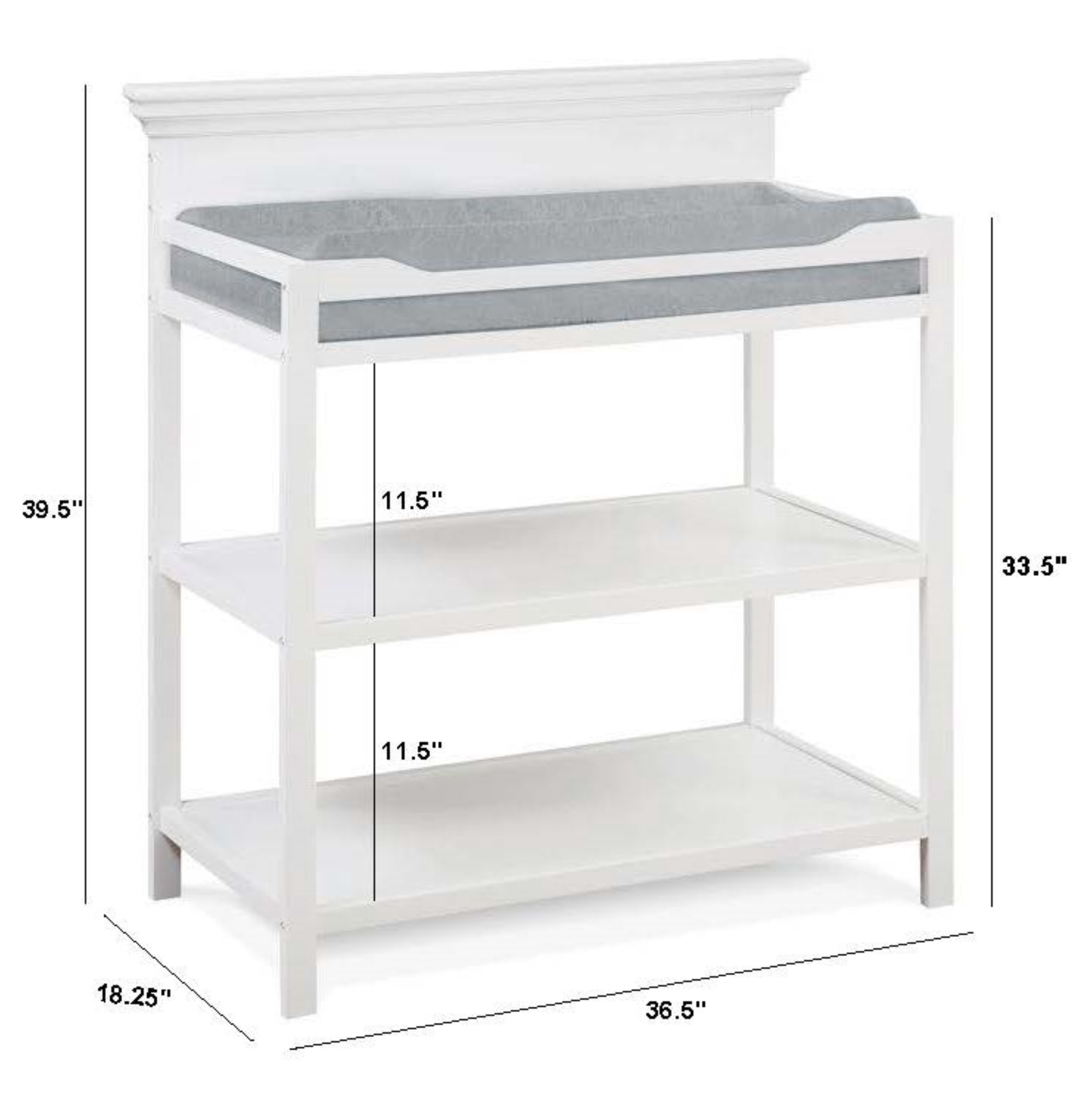 Suite Bebe Bailey Changing Table White