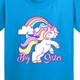 thumbnail image 4 of Inktastic Big Sister Unicorn Youth T-Shirt, 4 of 5