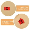 thumbnail image 3 of CRAFTHROU 3Pcs Anti Drop Captain Bands Red Durable Use for Team Identification during Official Matches, 3 of 6
