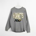 thumbnail image 3 of Women's Gameday Couture Gray Alabama State Hornets Oversized Pure Motion Corded Sweatshirt, 3 of 4