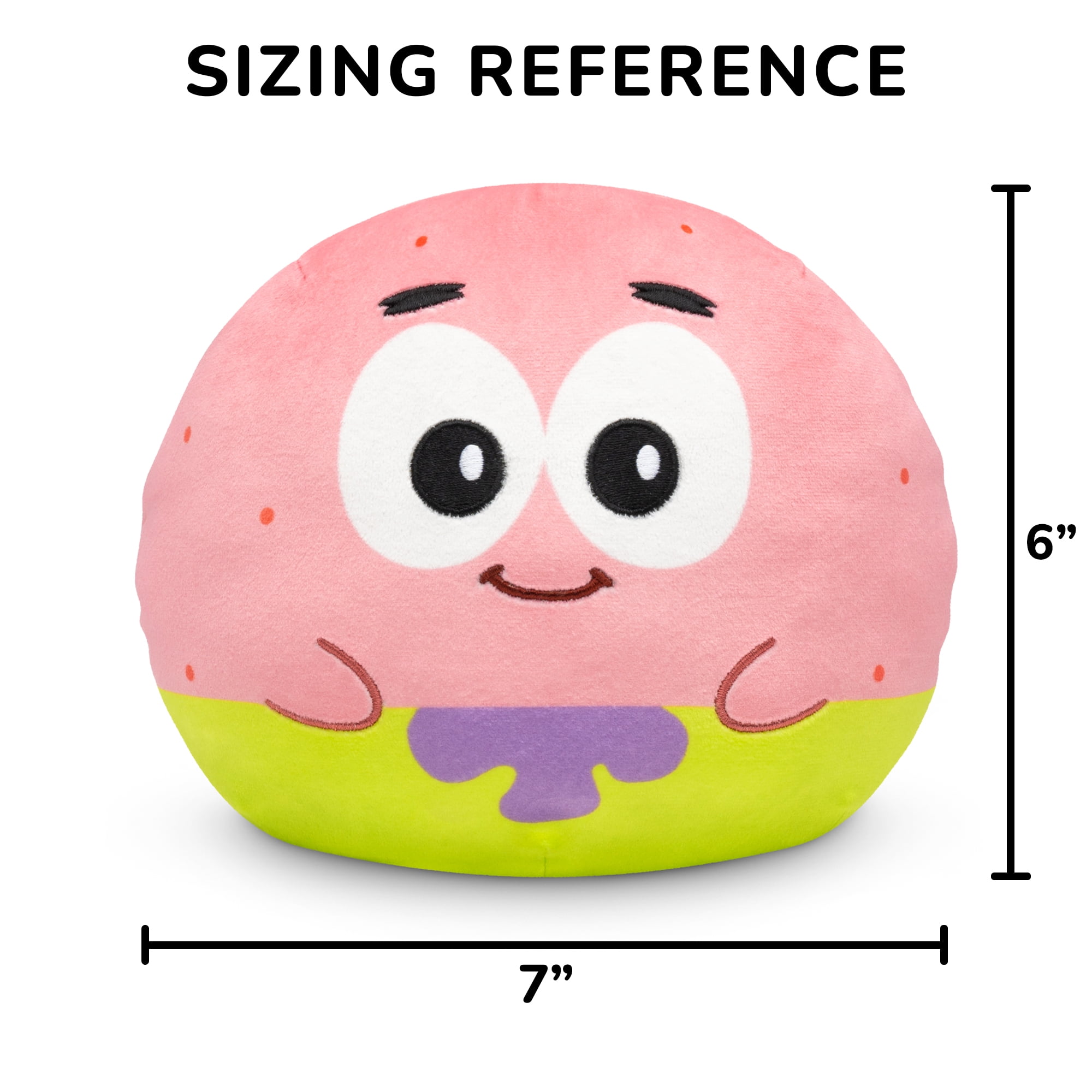 TeeTurtle SpongeBob Squarepants Patrick 6 Inch Reversible Plush Toy