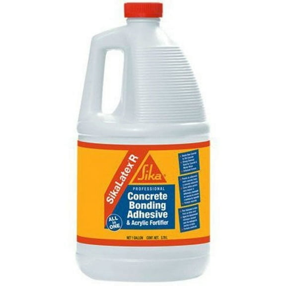SIKA Corporation 187782 Concrete Bonding Adhesive and Acrylic Fortifier, 1-Gallon, White