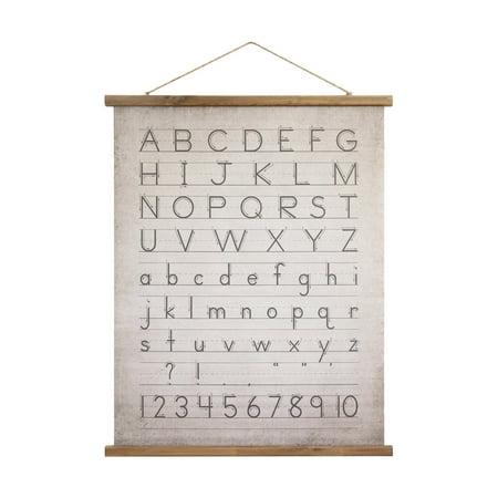 Beck Wall Scroll - 3R Studios Alphabet and Numbers Wall Scroll