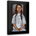 thumbnail image 1 of Modigliani, Amedeo 11x18 Black Modern Framed Museum Art Print Titled - Alice, 1 of 5