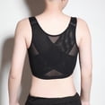 thumbnail image 3 of Intimates Breathable Chest Binder Short Corset Vest Elastic Sport Bra Sleeveless Tops Tank, 3 of 9