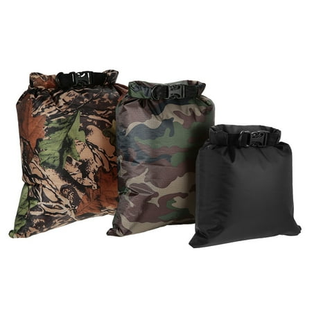 Tomfoto Pack of 3 Waterproof Bag 3L+5L+8L Outdoor Ultralight Dry Sacks for Camping Hiking Traveling