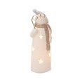 thumbnail image 4 of Estatua navideña de cerámica iluminada, decoración de mesa con luz cálida, mesa navideña Estilo B, 4 of 9