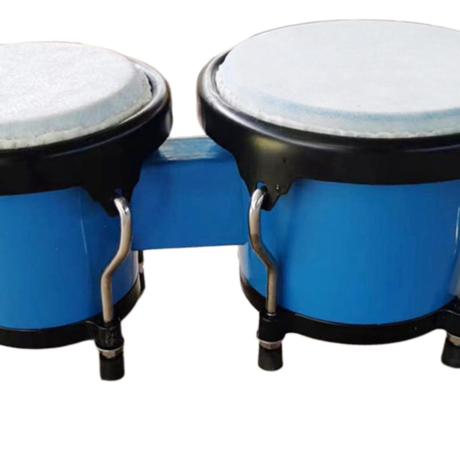 LeeQinersw African Drum Drum, Music Instruments, Bongo Drum Set for Birthday Gifts,Children Blue