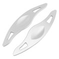 thumbnail image 4 of Steering Wheel Paddle Shifter Extension For Honda FIT VEZEL HRV Aluminium Silver, 4 of 13