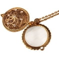 thumbnail image 1 of Jewelry On Clearance Magnifier Pendant Necklace Magnify Glass Reeding Decorativ Necklace Gold, 1 of 2