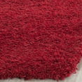 thumbnail image 5 of SAFAVIEH California Plush Solid Shag Area Rug, Red, 4' x 6', 5 of 11