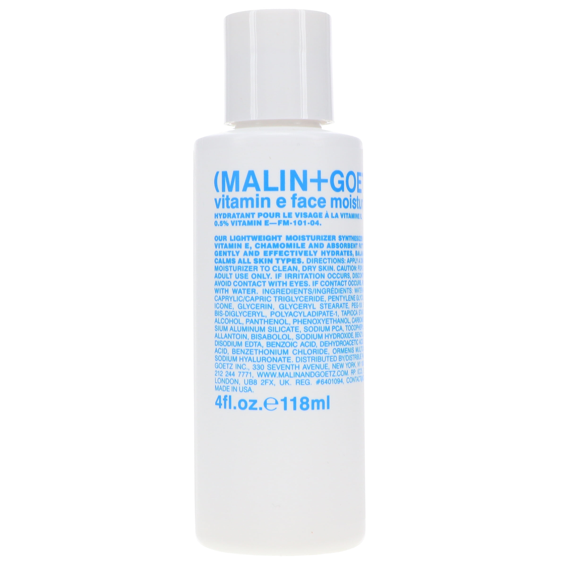 Malin+Goetz Vitamin E Face Moisturizer 4 oz