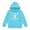 Sky Blue, variant on WOYY Toddler Girls Loose Hoodie Jesus Letter Hooded Sweatshirt Pullover Top, Sizes 2-3T