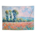 thumbnail image 5 of ONETECH  Art Decor Tapestry with Landscape Design Wall Hanging Aesthetic Backdrop Psychedelic Countryside Forest for Indoor, 5 of 7