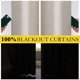 thumbnail image 4 of Cortinas NICETOWN, 100% lino opaco, 230 x 229 cm, con 2 paneles, 4 of 9