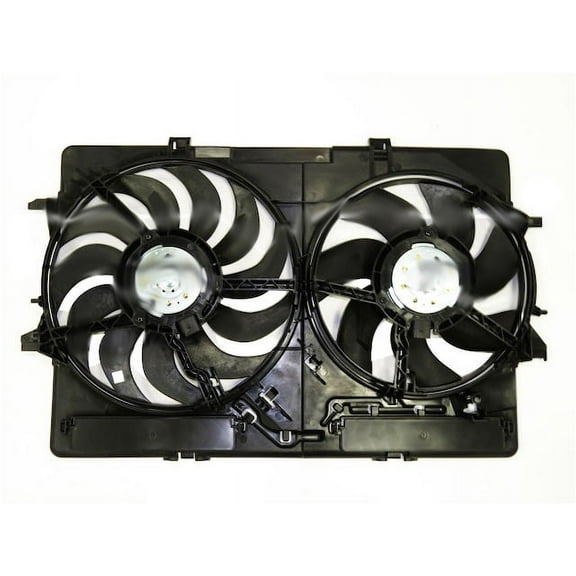 Radiator Fan Assembly - Compatible with 2012 - 2018 Audi A6 Sedan 2.0L 4-Cylinder 2013 2014 2015 2016 2017