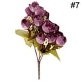 thumbnail image 2 of Coofit Artificial Rose Flower Flexible Cloth Faux Flower Artificial Rose Bud with Stem, 2 of 10
