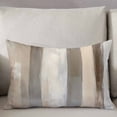 thumbnail image 3 of Abstract Neutral Textured Modern Minimalist Standard Size Pillow Cover, Pillowcase Protectors with Zipper, Breathable Decorative Throw Pillow Case Cover, Pillow Shams for Couch Sofa 20x26Inch, 3 of 7